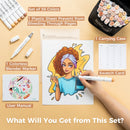 The Spectrum | Ohuhu Honolulu 36 Skin-Tone Alcohol Markers with Brush & Chisel Tips