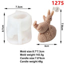 3D Easter Bunny Silicone Mold, Rabbit Hug, Easter Egg, Handmade Aromatherapy, Plaster Candle, Home Decoration Gift, 2024