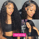 Wigs Human Hair 13x6 Hd Lace Frontal Wig 40 Inch Curly Wig Deep Wave Frontal Wig Water Wave Lace Front Wig Brazilian Hair Wigs