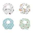 Kangobaby 4pcs Muslin Burp Cloths Sets Most Fashion Colorful Solid Color Baby Infinity Scarf Bibs