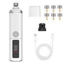 Electric Pet Nail Grinder With LED Light Cat Dogs Nail Clippers USB Rechargeable Paws Nail Cutter Pet Grooming Trimmer Supplies