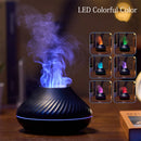 火山火焰香薰机 精油灯 家用电用空气加湿器 冷雾机 带LED夜灯