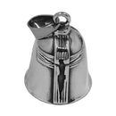 Eagle Biker Cross Jesus Bell Pendant Stainless Steel Norse Viking Warrior Spartacus Helmet Rose Lady Rider Saint Mary Jewelry