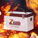 Zeee Lipo Safe Bag Battery Fireproof Bag Large Capacity Pouch for Storage Guard Charging 10 Cell Adjustable Battery Safe Bag