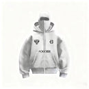 2025 Autumn Men Balaclava Y2K Gothic Harajuku Winter New Item Double Hooded Sweatshirt Men's Hooded Mask Zipper Sportswear Women