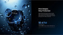 The Tank T4 | Rugged 6-Satellite GPS Smartwatch — 10ATM Diving Certified, Stainless Steel Bezel