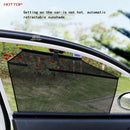 Car Sun Shade Shield Visor Window Retractable Black Universal Windshield Sunshades