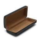 Unisex Glasses Box Lychee Pattern Leather Eyewear Protector Reading Glasses Case Women Men Sunglasses Case Hard Stress Resistant