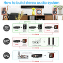 Nobsound Mini Subwoofer/Full-Frequency Mono Channel TPA3116 Digital Power Amplifier HiFi Integrated Class D Amp 100W