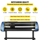SucceBuy 28in Vinyl Cutter Machine Cutting Plotter Adjustable Speed and Force DIY Cutting Machine Kit for Signs Banners Stickers