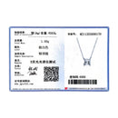 Modian Real 925 Sterling Silver Square Emerald cut Clear CZ Classic Necklace Pendant For Women Wedding Charm Fine Jewelry 2020