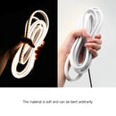 适用于特斯拉 Model 3 Y 前备箱增亮 LED 灯条 防水柔性 DIY 防水柔性前后备箱硅胶灯