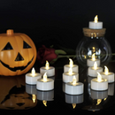Flameless Flickering LED Tea Lights with Timer 6 Hours On & 18 Hours Off in 24Hours Cycle Automatically LED Votive Candles Light