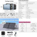 Flashfish 电源站 300W 便携式交流电源插座 222Wh 太阳能发电机 户外露营房车家用备用电源