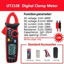 UNI-T UT210E Mini Digital AC DC Current Clamp Meter Voltage Voltmeter 100A  Ammeter Pliers Electrical Frequency Tester