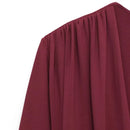 HXAO Elegant Midi Burgundy Dresses 2025 Spring Summer Women Long Sleeve Dress Fashion Party Evening Vintage Long Dress Vestidos