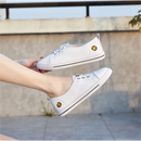 Comemore Summer Leather Women Casual White Vulcanized Shoes Sneakers Comfortable Flats Fashion 2022 Women's Slip-on Shallow Shoe