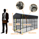 64.9” Heavy Duty Dog Kennel Pet Welded Metal Playpen Large Animal Cage Outdoor Indoor
