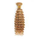 Deep Wave Bulk Human Hair Braiding Blonde Brown Curly Brazilian Hair for Human Hair Extensions for Micro Braiding No Weft