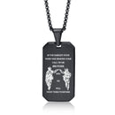 Waterproof Stainless Steel Dog Tag Necklaces for Men BFF Jewelry,Free Custom Birthday Graduation Father's Day Gifts to Him