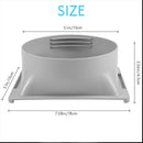 Air Conditioner Exhaust Hose Interface, Portable Home Mobile Air Conditioner Body Fitting Connector, Square 15cm