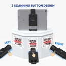 The Ledger | 2D Bluetooth Barcode Scanner with Back-Clip Design