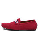 Suede Leather Men Shoes Casual Formal Man Loafers Handmade Moccasins Italian Breathable Slip on Male Boat Shoes Walking Footwear