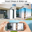 ANRAN 2K Solar Camera Wifi Surveillance Cameras Home Security Protection Sloar Battery Camera PIR Humanoid Detection ARCCTV Q4
