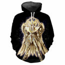 Saint Seiya Classic 3D Harajuku Printed Cartoon Anime Cool Fashion Avant-garde Men Women Soft And Comfortable Trendy Hoodie Top