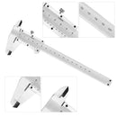 专业不锈钢游标卡尺 0-150mm 滑动卡尺测量工具 内径外径深度阶梯千分尺