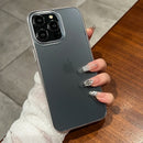 Ultra Thin Matte Translucent Phone Case for Apple iPhone 15 14 Plus 13 12 11 Pro Max Hard Plastic PC Clear Silky Skin Cover Capa