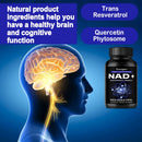 NAD+补充剂，含槲皮素+白藜芦醇的补充剂——支持细胞健康、肌肉、大脑、视力及心脏健康
