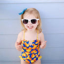 2023 Fashion Brand Kids Sunglasses Child Black Sun Glasses Anti-uv Baby Sun-shading Eyeglasses Girl Boy Sunglass
