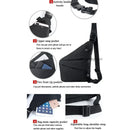 Concealed Carry Tactical Storage Gun Bag Multifunctional  Holster Pocket Men's Anti-theft Hunting Shoulder Chest Bag