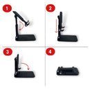 Kit Suporte Para Celular E Tablet Mesa Dobrável Universal Envio Imediato