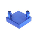 OPEN-SMART Aluminum Alloy Water Cooling Block 40 80 120 160mm For PC Lap CPU Liquid Cooler Silver System Heat Sink
