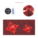 Gold Shadow Sew-on Rhinestone Needlework Champagne Multi-shape High Quality Crystal Glass For Garment Wedding Dress Decoration