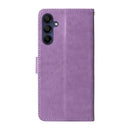 Flip Cover Leather Phone Case For Samsung Galaxy A15 A05 4G A06 A25 A05s A35 A55 A16 5G Cases Wallet Bags Fringed iris Card Slot