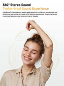 QCY MeloBuds Pro Adaptive Hybrid Active Noise Cancelling Wireless Earbuds 46dB Bluetooth 5.3 LDAC Hi-Res Audio 34H Earphones