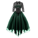 The Corsetry Hour | Lace-Up Steampunk Corset Dress in A-Line Silhouette