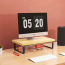 30/40/50cm Monitor Raised Shelf Office Laptop Bracket Desktop Computer  Stand Desktop Rack Home Storage Holders Organizer