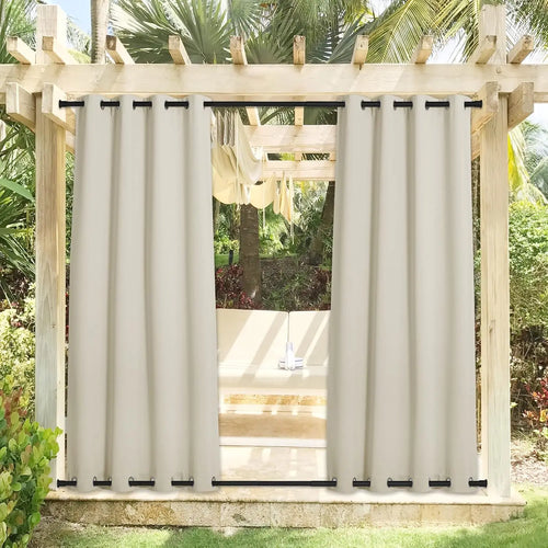 The Aegis Veil | Premium Outdoor Blackout Curtain 280GSM Waterproof Thermal Insulated