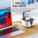 USB 3.0 To SATA Dual Bay HDD Docking Station Support Offline Clone Hard Drive Dock SATA 2.5& 3.5inch Hard Drive Docking Station