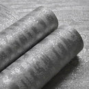 Silver Shiny Concrete Effect Wallpaper Metallic Industrial Style Plain Grey Concrete Wall Paper for Living Room Papel De Parede