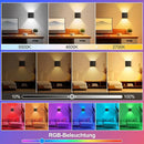 12W LED Outdoor Wall Light RGBCCT Dimmable Tuya Smart Life  Control Bluetooth-compatible Wall Lamp For Decorative Atmosphere