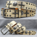 Rivet PU  Leather men's belt Fashion alloy belts Buckle luxury brand jeans belts for men business belt female belt