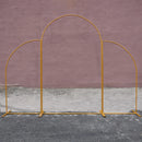 Crown Metal Arch Set Wedding Background Decorative Flower Stand Birthday Party Outdoor Balloon Ornament Irregular Shape