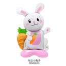 Easter Outdoor Party Games for Family Bunny Potato Sack Race Jumping Bags Kids Easter Egg Spoon Race Eggs Hunt Games Party Favor
