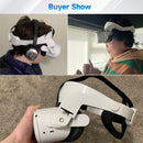 Ficep Oculus Quest 2头戴精英版，可调节舒适Oculus Quest 2头带，适用于Oculus Quest2配件