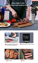 The Precision Immersion | 5th Gen WiFi Sous Vide Precision Cooker with Smart App Control
